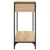 vidaXL Τραπέζι Κονσόλα Sonoma Δρυς 75x34,5x75 εκ. Επεξεργασμένο Ξύλο
