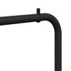 vidaXL Ράφι Ρούχων με ράφι Μαύρο 100 x 56 x 154 εκ Ατσάλι