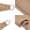 vidaXL Πανί Σκίασης Taupe 5 x 5 x 5 μ. από HDPE 160 γρ./μ²