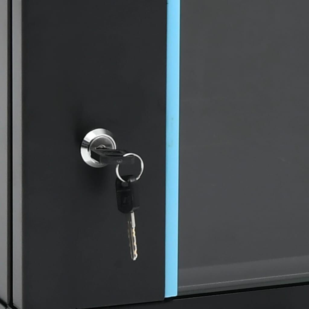 vidaXL Καμπίνα Δικτύου Επιτοίχια 9U 19'' IP20 600x450x510 χιλ.