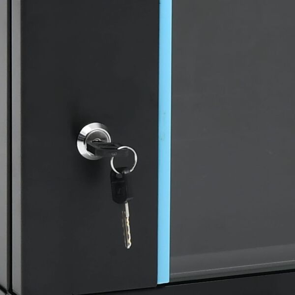 vidaXL Καμπίνα Δικτύου Επιτοίχια 9U 19'' IP20 600x450x510 χιλ.
