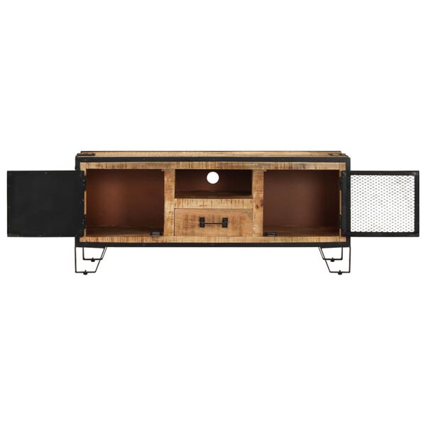 vidaXL Έπιπλο Τηλεόρασης 110 x 31 x 46 εκ. από Ακατέργαστο Ξύλο Μάνγκο