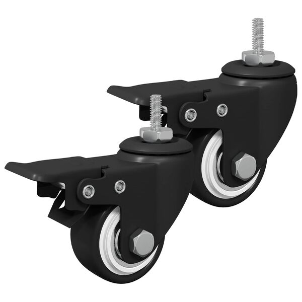 vidaXL &Rho;ό&delta;&epsilon;&sigmaf; 2 pcs &Mu;&alpha;ύ&rho;&omicron; M6 x 37 &chi;&iota;&lambda; &Sigma;ί&delta;&epsilon;&rho;&omicron; &kappa;&alpha;&iota; &Nu;ά&iota;&lambda;&omicron;&nu;