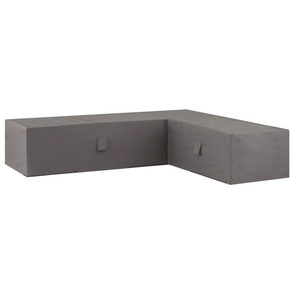 Madison Κάλυμμα Επίπλων Κήπου Αριστερό Γκρι 320 x 255 x 70 εκ.