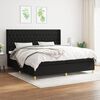 vidaXL &Kappa;&rho;&epsilon;&beta;ά&tau;&iota; Boxspring &mu;&epsilon; &Sigma;&tau;&rho;ώ&mu;&alpha; &Mu;&alpha;ύ&rho;&omicron; 200x200 &epsilon;&kappa;. &Upsilon;&phi;&alpha;&sigma;&mu;ά&tau;&iota;&nu;&omicron;