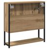 vidaXL Ντουλάπι μπάνιου με καθρέφτη artisan δρυς 60 x 16 x 60 εκ