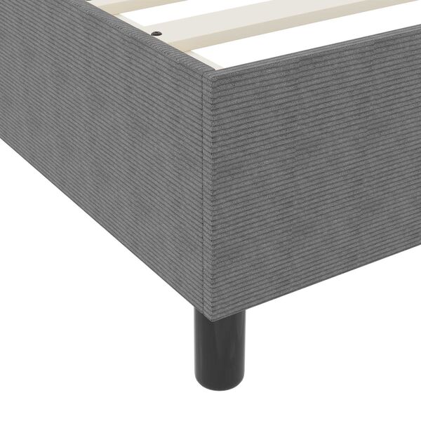 vidaXL Κρεβάτι με στήριξη Light Grey 80x200 cm από κορντουρόι