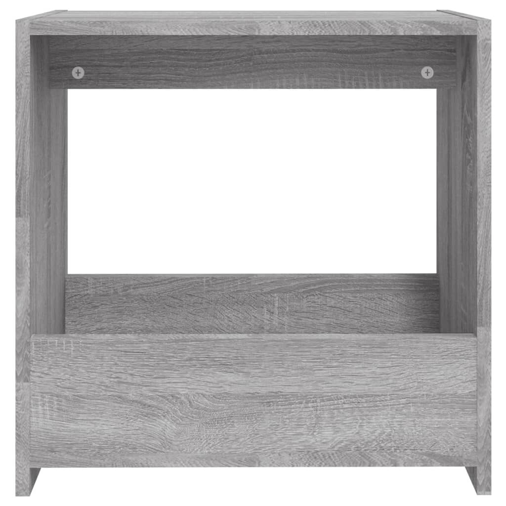 vidaXL Βοηθητικό Τραπέζι Γκρι Sonoma 50x26x50 εκ. Επεξεργασμένο Ξύλο
