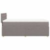 vidaXL &Kappa;&rho;&epsilon;&beta;ά&tau;&iota; Boxspring &mu;&epsilon; &Sigma;&tau;&rho;ώ&mu;&alpha; Taupe 90x190 &epsilon;&kappa;.&Upsilon;&phi;&alpha;&sigma;&mu;ά&tau;&iota;&nu;&omicron;