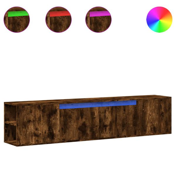 vidaXL Έ&pi;&iota;&pi;&lambda;&omicron; &Tau;&omicron;ί&chi;&omicron;&upsilon; &Tau;&eta;&lambda;&epsilon;ό&rho;&alpha;&sigma;&eta;&sigmaf; &mu;&epsilon; LED &Kappa;&alpha;&pi;&nu;&iota;&sigma;&tau;ή &Delta;&rho;&upsilon;&sigmaf; 180x31x39,5 &epsilon;&kappa;.