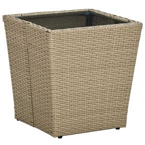 vidaXL &Tau;&rho;&alpha;&pi;έ&zeta;&iota; &Beta;&omicron;&eta;&theta;&eta;&tau;&iota;&kappa;ό &Mu;&pi;&epsilon;&zeta; 41,5x41,5x44 &epsilon;&kappa;. &Sigma;&upsilon;&nu;&theta;.&Rho;&alpha;&tau;ά&nu;/&Psi;&eta;&mu;έ&nu;&omicron; &Gamma;&upsilon;&alpha;&lambda;ί