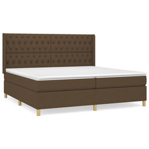 vidaXL &Kappa;&rho;&epsilon;&beta;ά&tau;&iota; Boxspring &mu;&epsilon; &Sigma;&tau;&rho;ώ&mu;&alpha; &Sigma;&kappa;&omicron;ύ&rho;&omicron; &Kappa;&alpha;&phi;έ 200x200 &epsilon;&kappa;. &Upsilon;&phi;&alpha;&sigma;&mu;ά&tau;&iota;&nu;&omicron;
