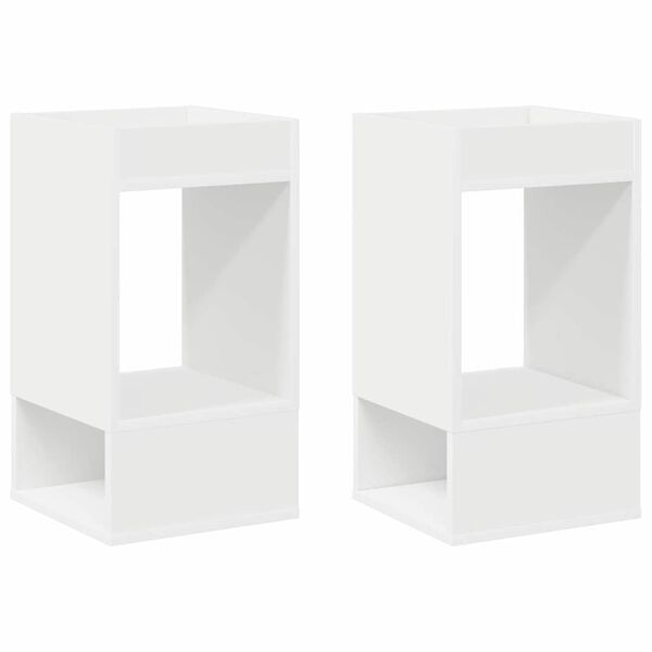 vidaXL End Table 2 pcs &Lambda;&epsilon;&upsilon;&kappa;ό 30 x 30 x 56 &epsilon;&kappa;. &Epsilon;&pi;&epsilon;&xi;&epsilon;&rho;&gamma;&alpha;&sigma;&mu;έ&nu;&omicron; &xi;ύ&lambda;&omicron;