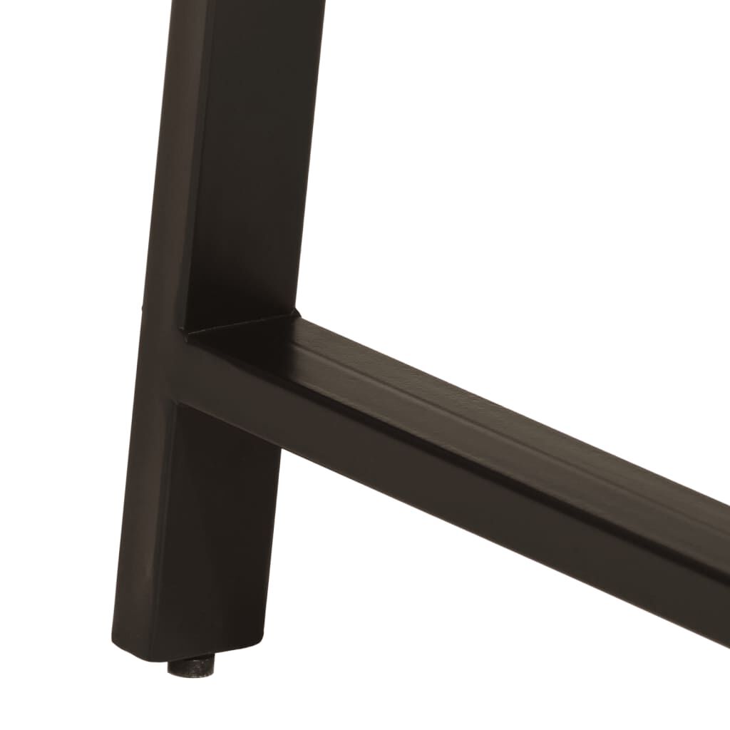 vidaXL Γραφείο με Συρτάρια 105x55x70εκ. από Μασίφ Ξύλο Μάνγκο & Σίδηρο
