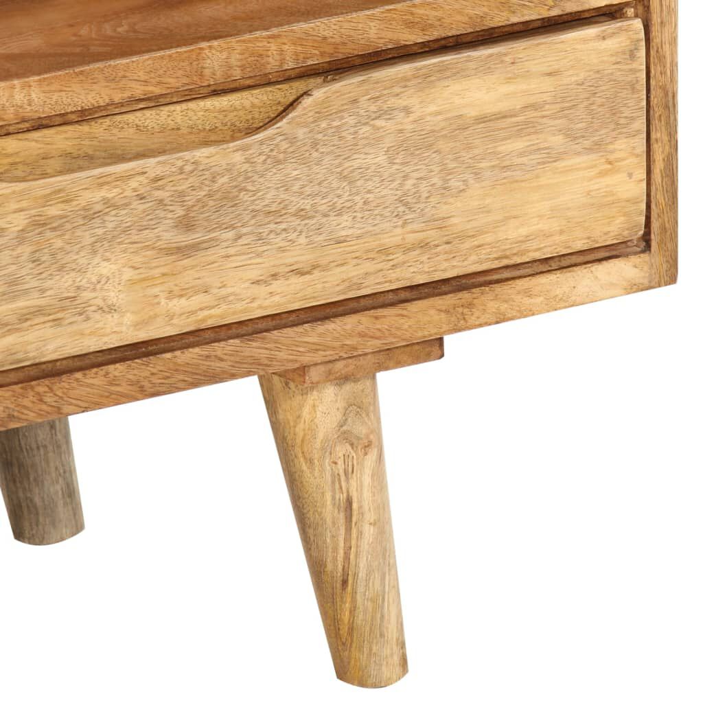 vidaXL Έπιπλο Τηλεόρασης 110x30x41 εκ. από Μασίφ Ξύλο Μάνγκο