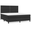 vidaXL &Kappa;&rho;&epsilon;&beta;ά&tau;&iota; Boxspring &mu;&epsilon; &Sigma;&tau;&rho;ώ&mu;&alpha; &Mu;&alpha;ύ&rho;&omicron; 180x200&epsilon;&kappa;.&alpha;&pi;ό &Sigma;&upsilon;&nu;&theta;&epsilon;&tau;&iota;&kappa;ό &Delta;έ&rho;&mu;&alpha;