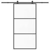 vidaXL &Sigma;&upsilon;&rho;ό&mu;&epsilon;&nu;&eta; &pi;ό&rho;&tau;&alpha; &mu;&epsilon; &sigma;&epsilon;&tau; &upsilon;&lambda;&iota;&kappa;&omicron;ύ 102x205 cm ESG &Gamma;&upsilon;&alpha;&lambda;ί&&Alpha;&lambda;&omicron;&upsilon;&mu;ί&nu;&iota;&omicron;