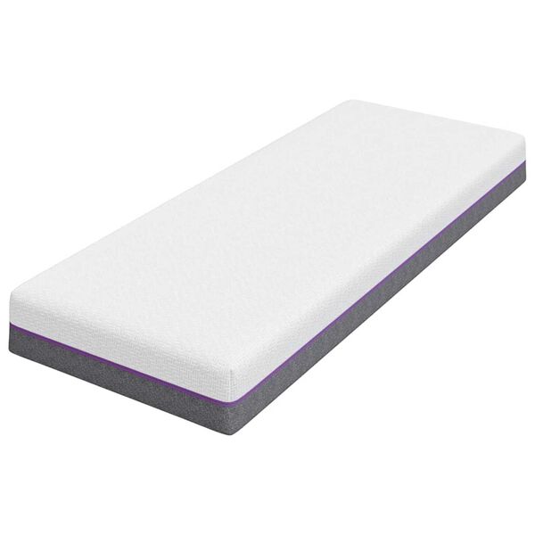 vidaXL Στρώμα Λευκό, Γκρι 70 x 200 cm Pěna