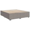 vidaXL &Kappa;&rho;&epsilon;&beta;ά&tau;&iota; Boxspring &mu;&epsilon; &Sigma;&tau;&rho;ώ&mu;&alpha; Taupe 200x200 &epsilon;&kappa;. &Upsilon;&phi;&alpha;&sigma;&mu;ά&tau;&iota;&nu;&omicron;