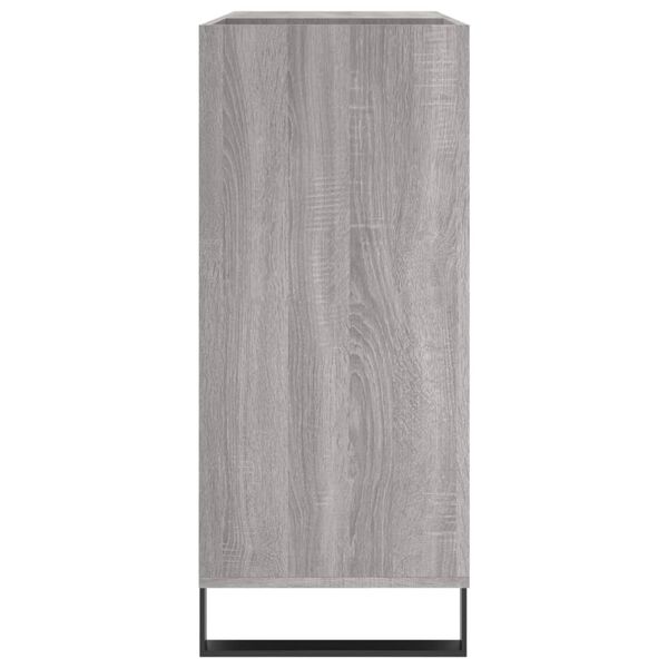 vidaXL Δισκοθήκη Γκρι Sonoma 84,5 x 38 x 89 εκ. από Επεξεργασμένο Ξύλο