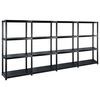 vidaXL &Rho;&alpha;&phi;&iota;έ&rho;&alpha; &Alpha;&pi;&omicron;&theta;ή&kappa;&epsilon;&upsilon;&sigma;&eta;&sigmaf; 4 &Epsilon;&pi;&iota;&pi;έ&delta;&omega;&nu; &Mu;&alpha;ύ&rho;&eta; 244x30,5x130 &epsilon;&kappa;. &Pi;&lambda;&alpha;&sigma;&tau;&iota;&kappa;ή