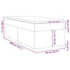 vidaXL &Kappa;&rho;&epsilon;&beta;ά&tau;&iota; Boxspring &mu;&epsilon; &Sigma;&tau;&rho;ώ&mu;&alpha; &Kappa;&alpha;&pi;&omicron;&upsilon;&tau;&sigma;ί&nu;&omicron; 90x200&epsilon;&kappa;.&alpha;&pi;ό &Sigma;&upsilon;&nu;&theta;. &Delta;έ&rho;&mu;&alpha;