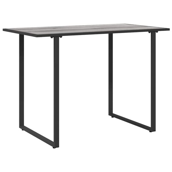 vidaXL Τραπέζι Κήπου Γκρι 100 x 55 x 70 εκ. Χάλυβας και DPC