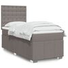 vidaXL &Kappa;&rho;&epsilon;&beta;ά&tau;&iota; Boxspring &mu;&epsilon; &Sigma;&tau;&rho;ώ&mu;&alpha; Taupe 80x200 &epsilon;&kappa;. &Upsilon;&phi;&alpha;&sigma;&mu;ά&tau;&iota;&nu;&omicron;
