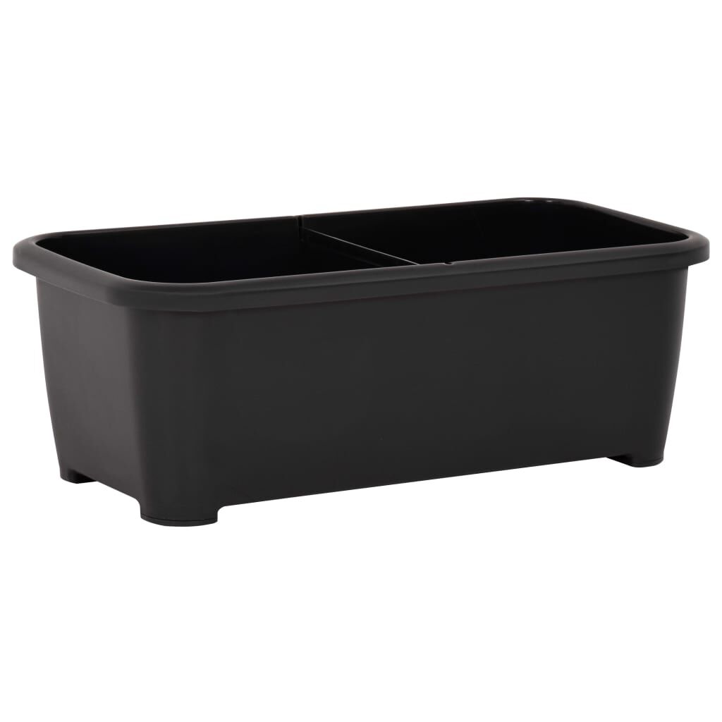 vidaXL Ζαρντινιέρα Υπερυψωμένη 77 x 38,7 x 82 εκ. από Πολυπροπυλένιο