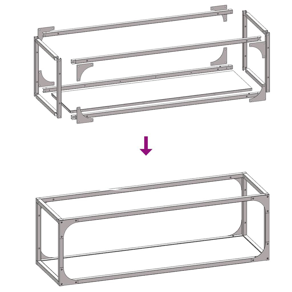 vidaXL Ράφι για καυσόξυλα Ελαιοπράσινο 25x25x80cm Ατσάλι ψυχρής έλασης