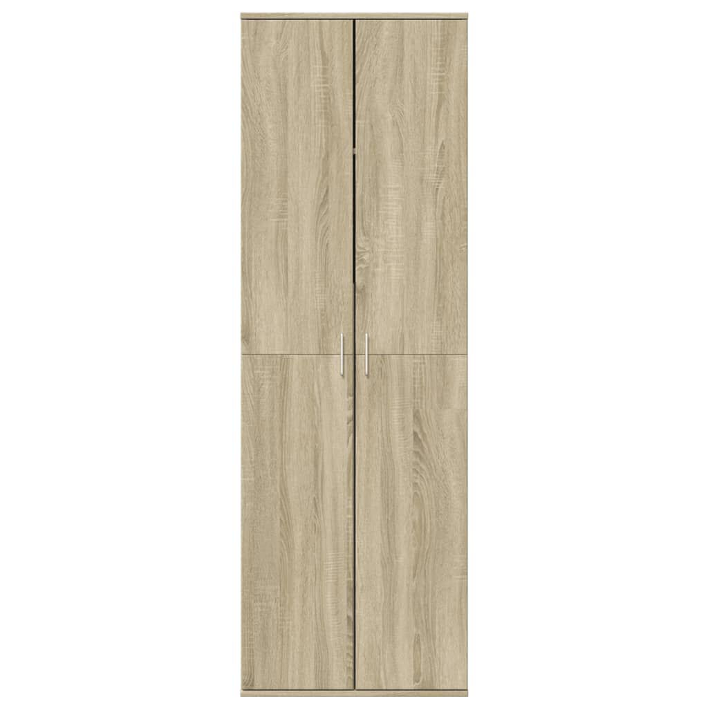 vidaXL Ντουλάπα Sonoma δρυς 60 x 35 x 180 εκ. από Επεξ. Ξύλο