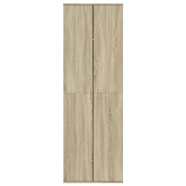 vidaXL Ντουλάπα Sonoma δρυς 60 x 35 x 180 εκ. από Επεξ. Ξύλο