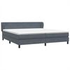 vidaXL Box Spring &Kappa;&rho;&epsilon;&beta;ά&tau;&iota; &mu;&epsilon; &sigma;&tau;&rho;ώ&mu;&alpha;&tau;&alpha; &Sigma;&kappa;&omicron;ύ&rho;&omicron; &gamma;&kappa;&rho;&iota; 180x220 cm &Beta;&epsilon;&lambda;&omicron;ύ&delta;&iota;&nu;&omicron;