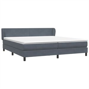 vidaXL Box Spring &Kappa;&rho;&epsilon;&beta;ά&tau;&iota; &mu;&epsilon; &sigma;&tau;&rho;ώ&mu;&alpha;&tau;&alpha; &Sigma;&kappa;&omicron;ύ&rho;&omicron; &gamma;&kappa;&rho;&iota; 180x220 cm &Beta;&epsilon;&lambda;&omicron;ύ&delta;&iota;&nu;&omicron;