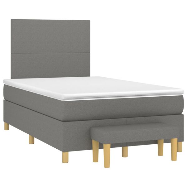 vidaXL &Kappa;&rho;&epsilon;&beta;ά&tau;&iota; Boxspring &mu;&epsilon; &Sigma;&tau;&rho;ώ&mu;&alpha; &Sigma;&kappa;&omicron;ύ&rho;&omicron; &Gamma;&kappa;&rho;&iota; 120x200 &epsilon;&kappa;. &Upsilon;&phi;&alpha;&sigma;&mu;ά&tau;&iota;&nu;&omicron;