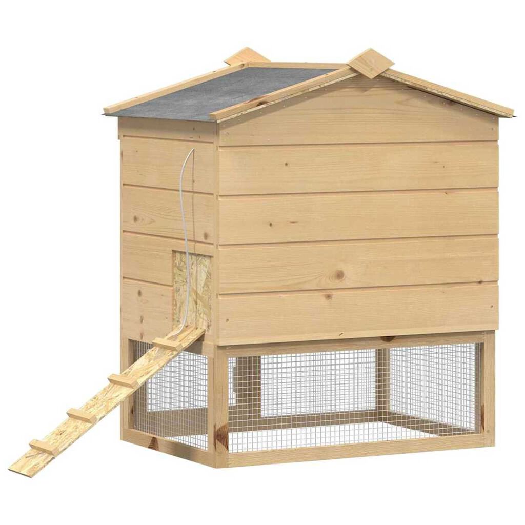 vidaXL Κοτέτσι Καφέ 75 x 59 x 60 εκ.