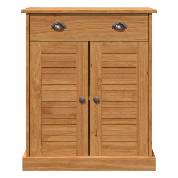 vidaXL Ντουλάπι Μπάνιου καφέ μελί 68 x 34 x 80 εκ Μασίφ ξύλο πεύκου