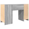 vidaXL Γραφείο Γκρι Sonoma 120x42x76 εκ. από Επεξεργασμένο Ξύλο