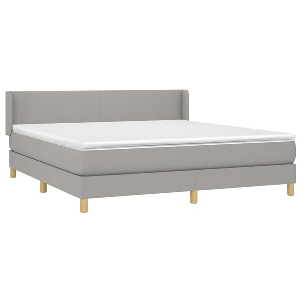 vidaXL &Kappa;&rho;&epsilon;&beta;ά&tau;&iota; Boxspring &mu;&epsilon; &Sigma;&tau;&rho;ώ&mu;&alpha; &Alpha;&nu;. &Pi;&rho;ά&sigma;&iota;&nu;&omicron; 160x200&epsilon;&kappa; &Upsilon;&phi;&alpha;&sigma;&mu;ά&tau;&iota;&nu;&omicron;