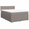 vidaXL &Kappa;&rho;&epsilon;&beta;ά&tau;&iota; Boxspring &mu;&epsilon; &Sigma;&tau;&rho;ώ&mu;&alpha; Taupe 140x200 &epsilon;&kappa;. &Upsilon;&phi;&alpha;&sigma;&mu;ά&tau;&iota;&nu;&omicron;