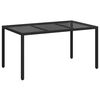 vidaXL &Tau;&rho;&alpha;&pi;έ&zeta;&iota; &Kappa;ή&pi;&omicron;&upsilon; &Mu;&alpha;ύ&rho;&omicron; 150 x 90 x 75 cm &sigma;&upsilon;&nu;&theta;&epsilon;&tau;&iota;&kappa;ό &rho;&alpha;&tau;ά&nu;