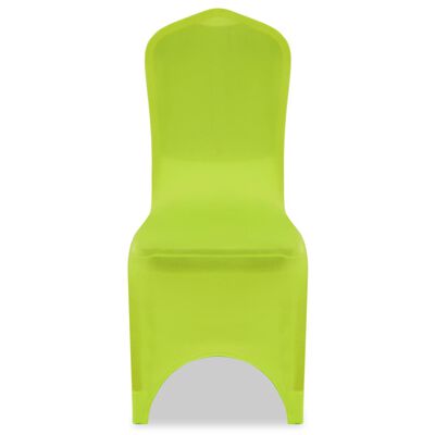vidaXL Καλύμματα Καρέκλας Ελαστικά 4 τεμ. Πράσινα