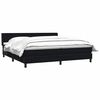 vidaXL Box Spring &Kappa;&rho;&epsilon;&beta;ά&tau;&iota; &mu;&epsilon; &sigma;&tau;&rho;ώ&mu;&alpha; &Mu;&alpha;ύ&rho;&omicron; 200x220 cm &Beta;&epsilon;&lambda;&omicron;ύ&delta;&iota;&nu;&omicron;