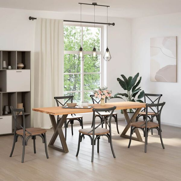 vidaXL &Pi;ό&delta;&iota;&alpha; &Tau;&rho;&alpha;&pi;&epsilon;&zeta;&alpha;&rho;ί&alpha;&sigmaf; 2 &tau;&epsilon;&mu;. &alpha;&pi;ό &Phi;&upsilon;&sigma;&iota;&kappa;ό &Alpha;&tau;&sigma;ά&lambda;&iota; 70x(72-73,3) &epsilon;&kappa;. &Alpha;&tau;&sigma;ά&lambda;&iota;