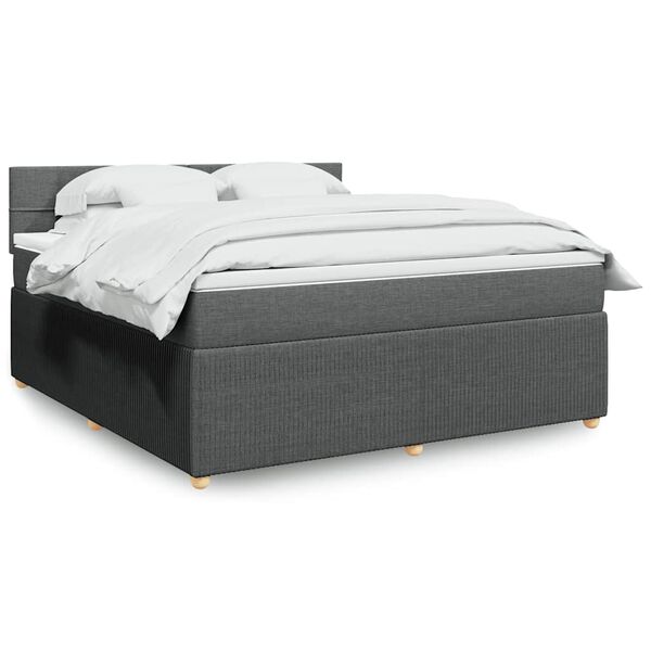 vidaXL &Kappa;&rho;&epsilon;&beta;ά&tau;&iota; Boxspring &mu;&epsilon; &Sigma;&tau;&rho;ώ&mu;&alpha; &Sigma;&kappa;&omicron;ύ&rho;&omicron; &Gamma;&kappa;&rho;&iota; 180x200 &epsilon;&kappa; &Upsilon;&phi;&alpha;&sigma;&mu;ά&tau;&iota;&nu;