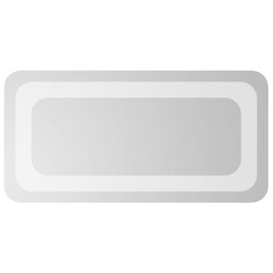 vidaXL Καθρέφτης Μπάνιου με LED 20x40 εκ.
