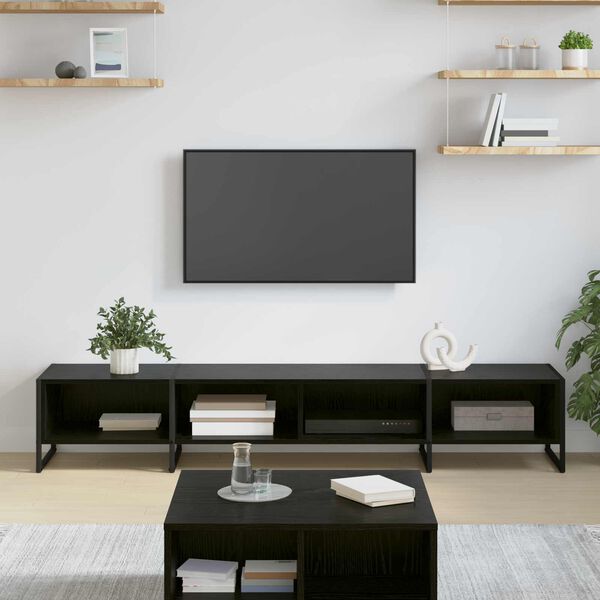 vidaXL &Nu;&tau;&omicron;&upsilon;&lambda;ά&pi;&iota; TV &Mu;&alpha;ύ&rho;&eta; &Omicron;&xi;&upsilon;ά 170.5 x 36 x 30.5 &epsilon;&kappa; &Epsilon;&pi;&epsilon;&xi;&epsilon;&rho;&gamma;&alpha;&sigma;&mu;έ&nu;&omicron; &xi;ύ&lambda;&omicron;