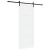 vidaXL &Sigma;&upsilon;&rho;ό&mu;&epsilon;&nu;&eta; &Pi;ό&rho;&tau;&alpha; 93 x 232 cm &Epsilon;&pi;&epsilon;&xi;&epsilon;&rho;&gamma;&alpha;&sigma;&mu;έ&nu;&omicron; &Xi;ύ&lambda;&omicron; &Lambda;&epsilon;&upsilon;&kappa;ό &kappa;&alpha;&iota; &Mu;&alpha;ύ&rho;&omicron;