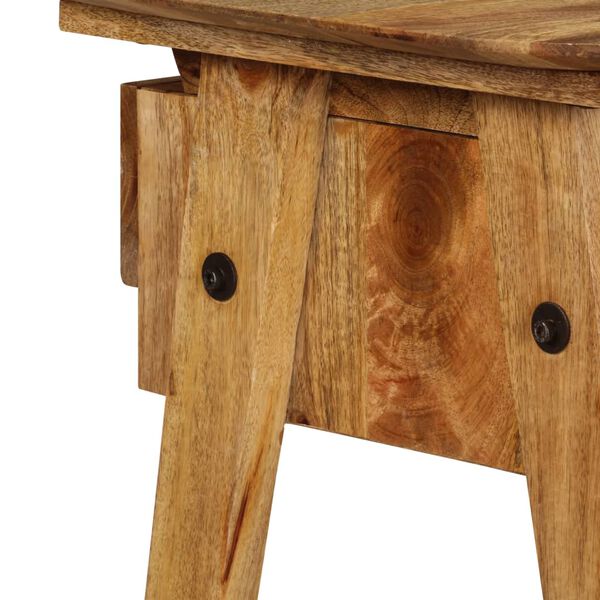 vidaXL Γραφείο 110 x 50 x 76 εκ. από Μασίφ Ξύλο Μάνγκο
