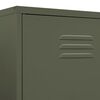 vidaXL Ντουλάπα Πράσινο Λαδί 90 x 50 x 180 εκ. από Ατσάλι